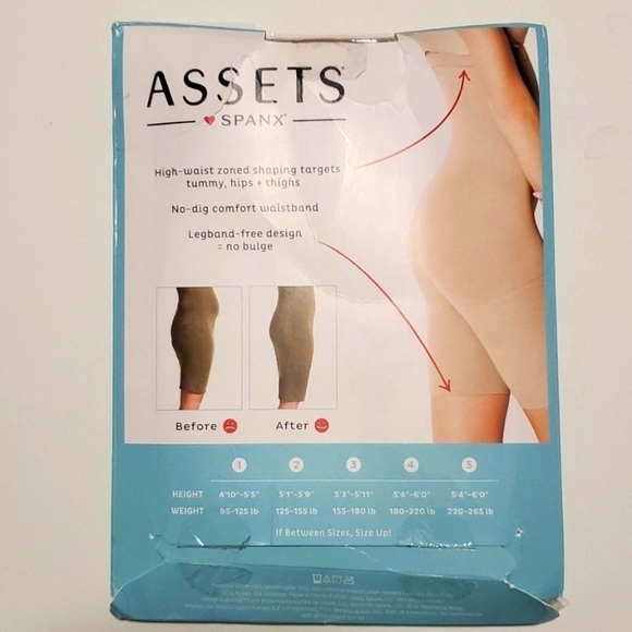 Assets by Spanx High-Waist Shaping Short Tummy Control Comfort Nude - Picture 3 of 5